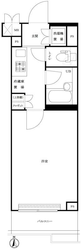 ルーブル練馬沼袋の物件間取画像