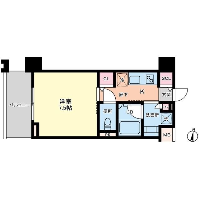 プライマル板橋本町の物件間取画像