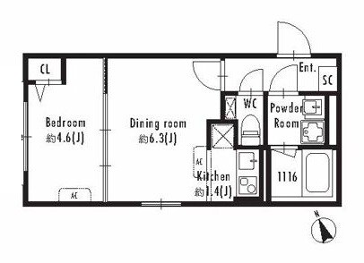 GRAN　PASEO西新宿の物件間取画像