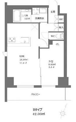 イマーレ富久町の物件間取画像