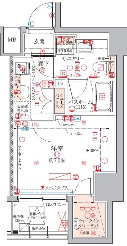 クレヴィスタ練馬桜台Ⅲの物件間取画像