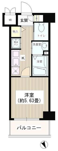 大塚駅 徒歩4分 7階の物件間取画像