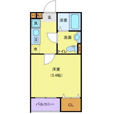 エクセラン所沢の物件間取画像