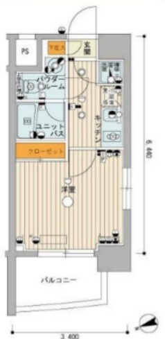 スカイコート池袋西壱番館の物件間取画像