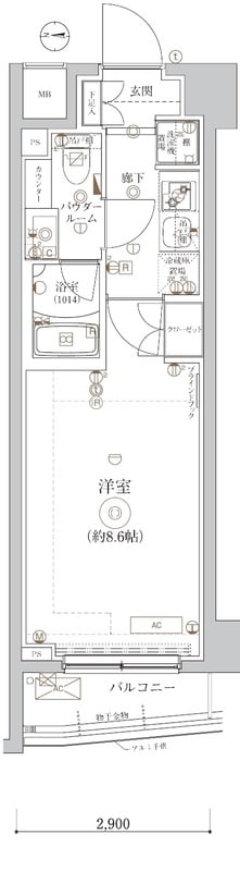 板橋本町駅 徒歩7分 4階の物件間取画像