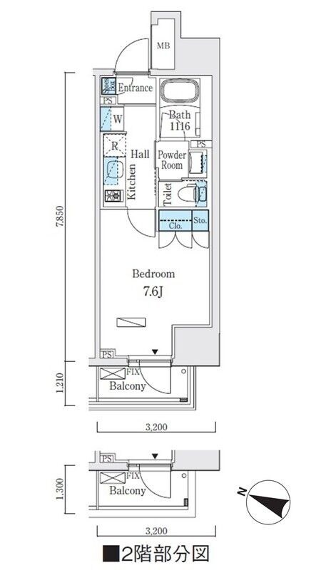 本郷三丁目駅 徒歩4分 4階の物件間取画像