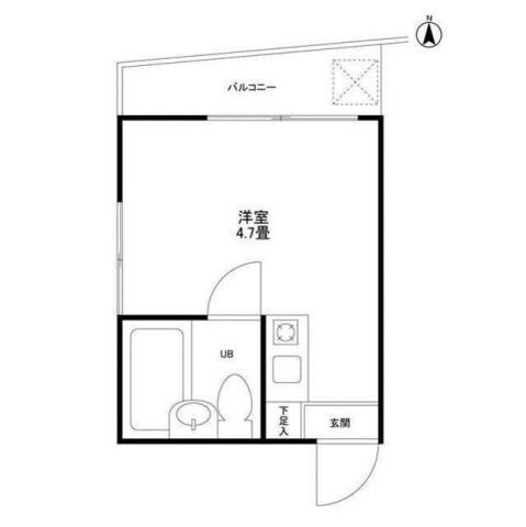 シャンテ十条仲原の物件間取画像