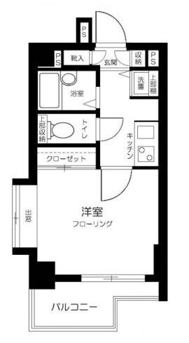 大久保駅 徒歩7分 4階の物件間取画像