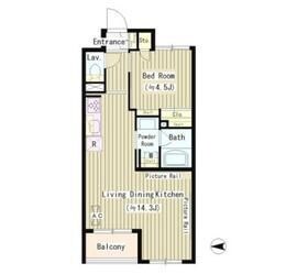 落合駅 徒歩3分 3階の物件間取画像