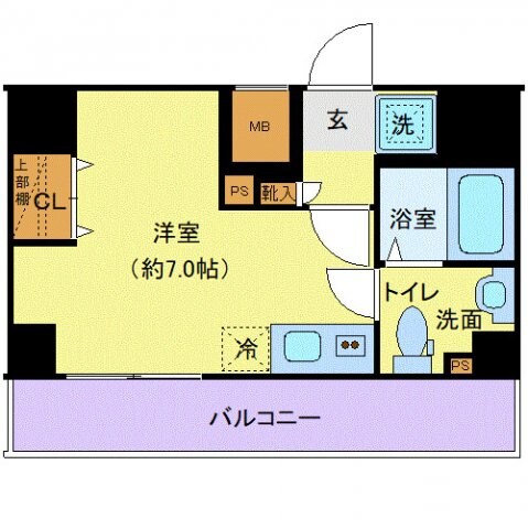 クレヴィスタ大井町の物件間取画像