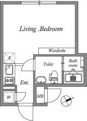 ALERO後楽園の物件間取画像