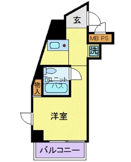 スカイコート都立大学第2の物件間取画像