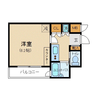 フォルトゥナ月島の物件間取画像