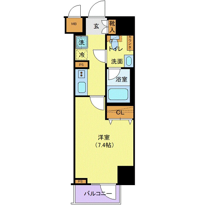 MAXIV梅島の物件間取画像