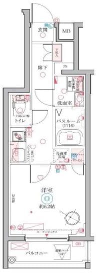 クレヴィスタ大塚の物件間取画像