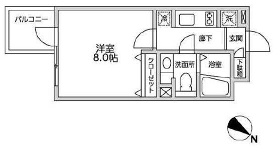 西新宿五丁目駅 徒歩5分 2階の物件内観写真