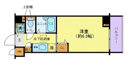 フェニックス目黒弐番館の物件間取画像