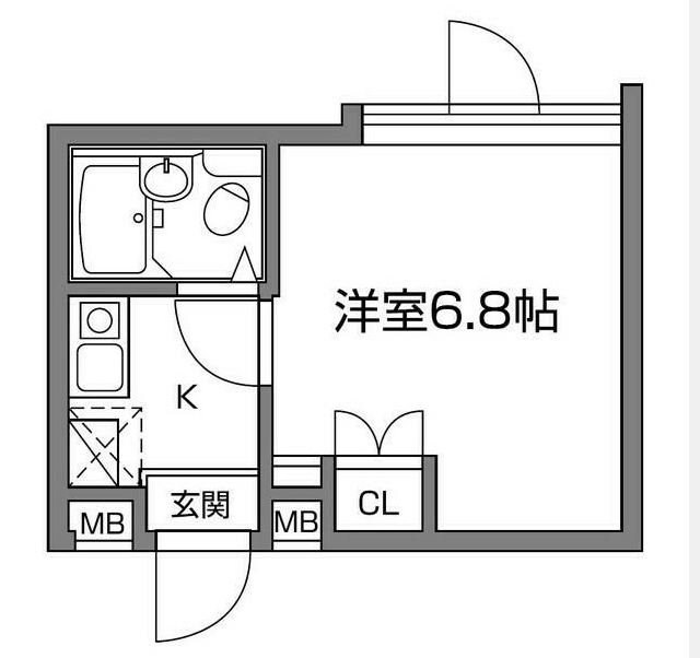 高田馬場駅 徒歩2分 2階の物件間取画像