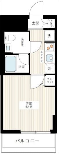 西小山駅 徒歩10分 3階の物件間取画像