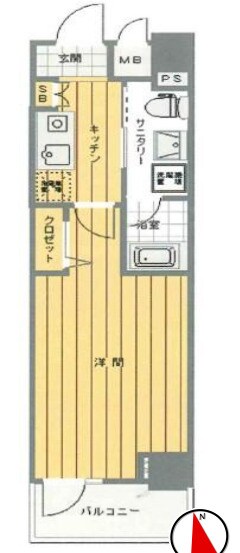 江戸川橋駅 徒歩7分 4階の物件間取画像