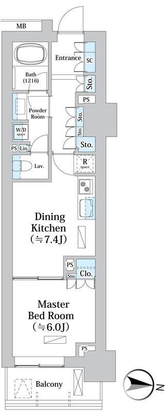 パークホームズ文京小石川ヒルテラスの物件間取画像