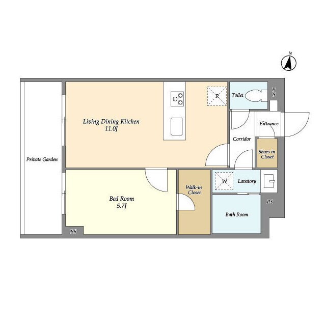 地下鉄赤塚駅 徒歩10分 3階の物件間取画像