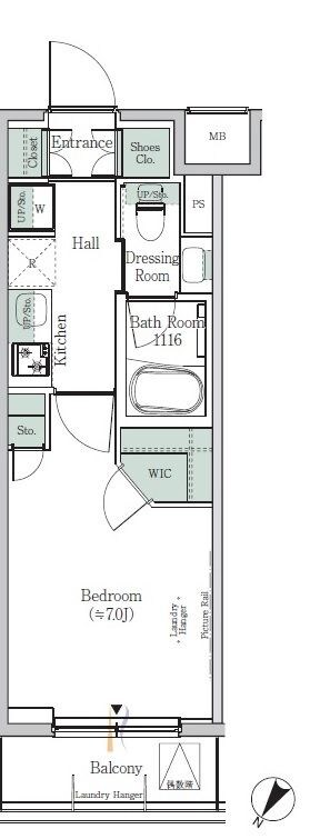 ONE ROOF RESIDENCE KIBA WESTの物件内観写真