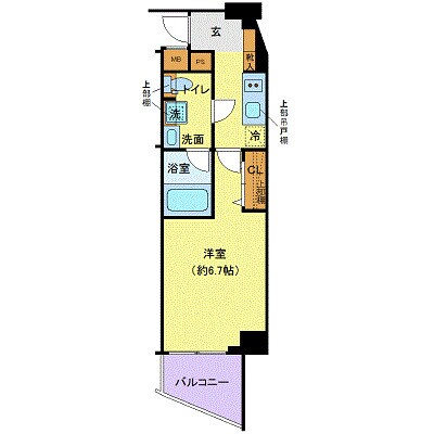 クレヴィスタ板橋ときわ台の物件間取画像