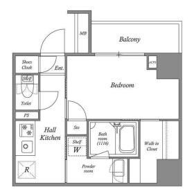 ACP Residence 亀戸の物件間取画像