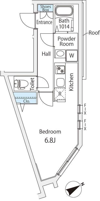 Branche HigashiAzabu（ブランシェ東麻布）の物件間取画像