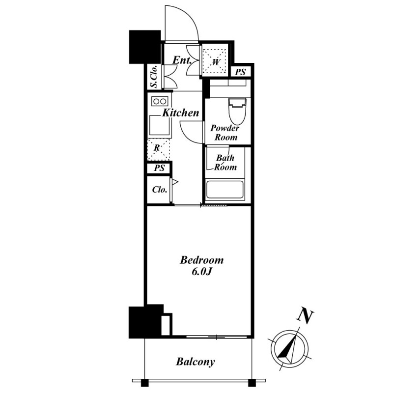 KDXレジデンス品川シーサイドの物件間取画像