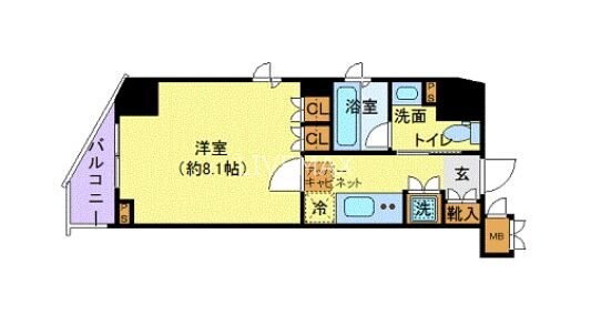 グランドコンシェルジュ新御徒町アジールコートの物件間取画像