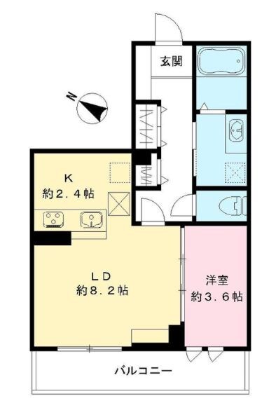 玉南ビルの物件間取画像
