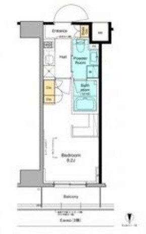 プラウドフラット木場Ⅱの物件間取画像