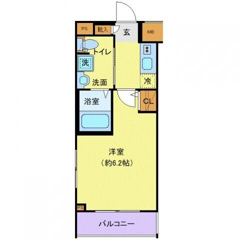 クレヴィスタ方南町Ⅱの物件間取画像