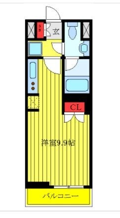 大山駅 徒歩1分 3階の物件間取画像