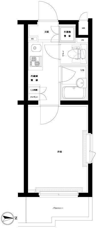 ルーブル蒲田本町の物件間取画像