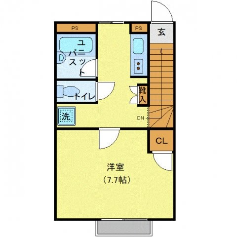 アムールなかやの物件間取画像