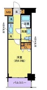 プレール・ドゥーク東京CANALの物件間取画像