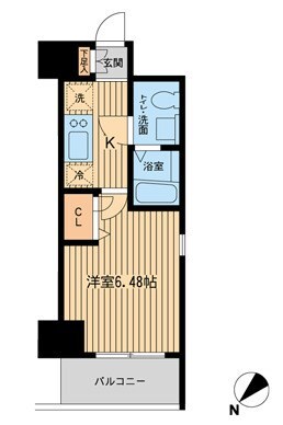 エコロジー潮見レジデンスの物件間取画像