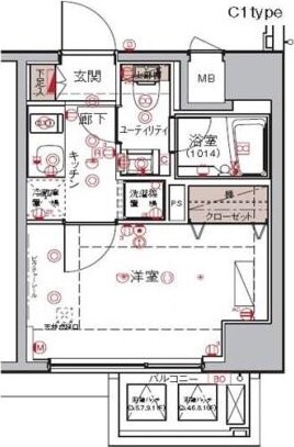 ハーモニーレジデンス大森WESTの物件間取画像