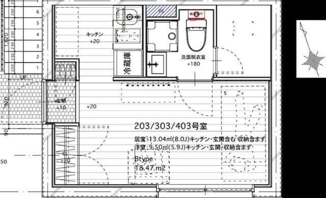 Ｌｕｄｅｎｓ大崎ＡＮＮＥＸの物件間取画像