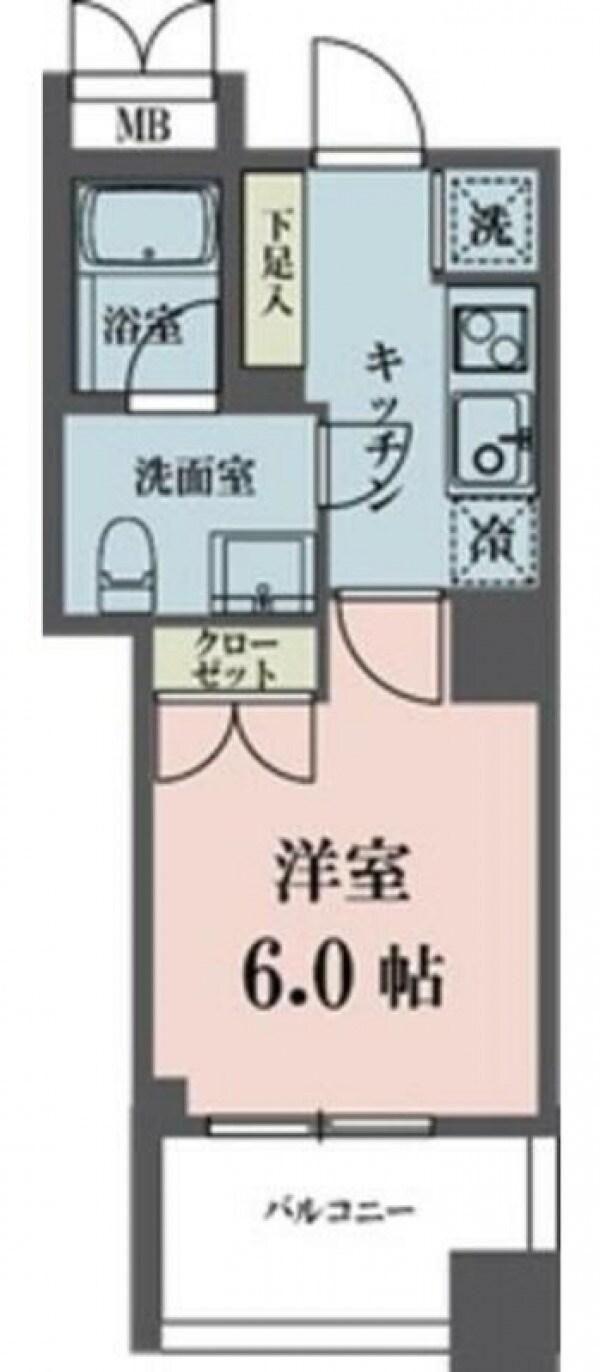 渋谷駅 徒歩8分 2階の物件間取画像