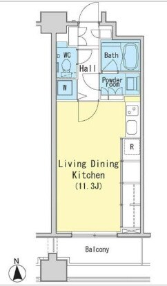 レジディア西麻布の物件間取画像