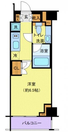 クレヴィア山吹神楽坂の物件間取画像