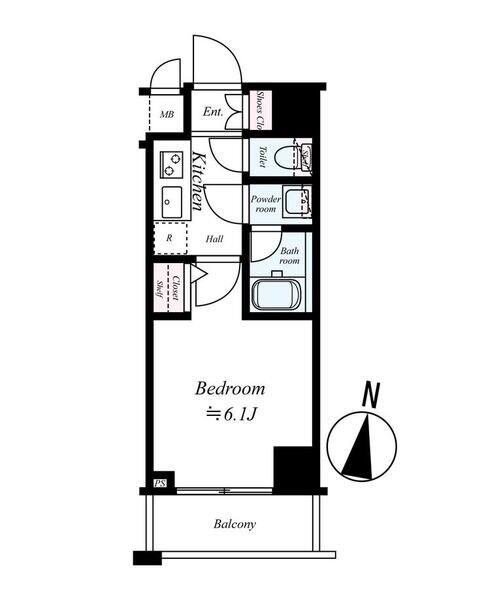 コンシェリア南麻布＜TOKYO PREMIUM>EASTの物件間取画像
