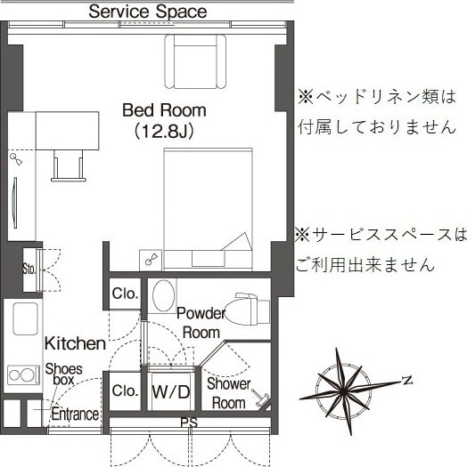 ウエリスアーバン品川タワーの物件間取画像