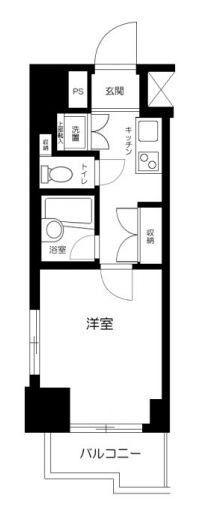 白金高輪駅 徒歩4分 3階の物件間取画像