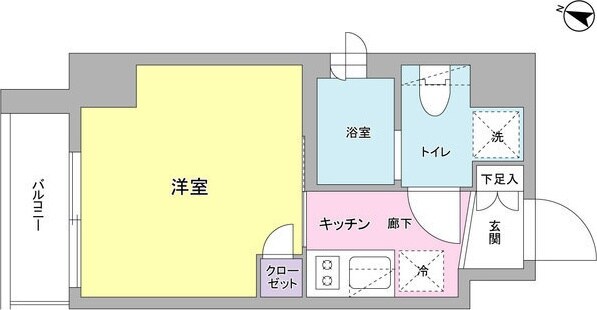 シンシア芝浦lunettaの物件間取画像