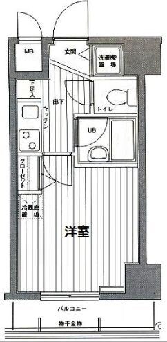 グランド・ガーラ麻布十番の物件間取画像